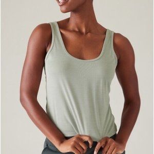 Athleta L Sandwash Modal Tank Fern Green Size Large